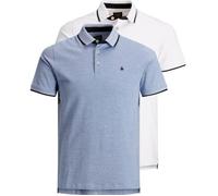 Polo - JACK & JONES - Bright Cobalt - Manches courtes - Coton piqué - Coupe régulière XL
