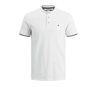 Jack & Jones Paulos Mao Short Sleeve Polo Blanc L Homme