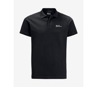 Polo Jack Wolfskin Essential manches courtes noir - M