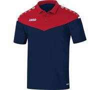 Jako Polo pour Homme, Taille M, Marine/Rouge Chili
