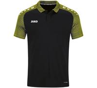 JAKO Polo Performant Mixte – Noir/Jaune Doux – Taille L