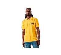 Polo jaune Homme en 100% coton bio - KAPORAL - BARNI - Manches courtes - Regular - Col polo S