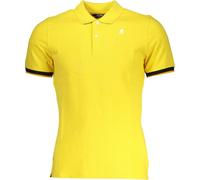 Polo jaune stylé pour hommes avec détails contrastés et application du logo, taille : XL Couleur : Giallo
