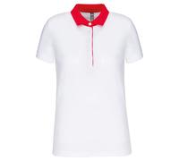 Polo jersey Femme Kariban Blanc XL