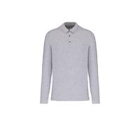 Polo jersey manches longues Kariban Gris L