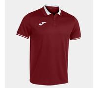 Joma Polo Manches Courtes Championship VI Bordeaux Blanc, 101954.672.2XS