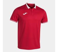 Joma Polo Manches Courtes Championnat VI Rouge Blanc, 101954.602.5XS