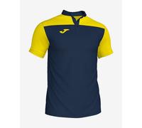 Polo Joma Combi manches courtes bleu marine jaune - M
