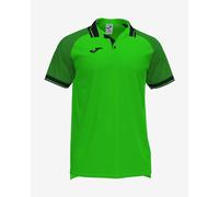 Polo Joma Essential II manches courtes vert noir - XS