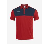 Polo Joma Winner Regular manches courtes rouge bleu marine - S