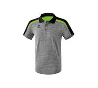 Polo junior ERIMA Liga 2.0 - Gris - Col polo - Manches courtes - Pour enfant 12 ans