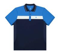 K-swiss Core Team Block Short Sleeve Polo Bleu L Homme