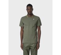 Polo K-WAY Jud Piqué à manches courtes vert canne - M