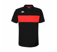 Kappa Dianetti Short Sleeve Polo Rouge,Noir 2XL Homme