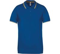 Polo Kariban maille piquée Bleu L