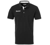 Kempa Prime Short Sleeve Polo Noir S Homme