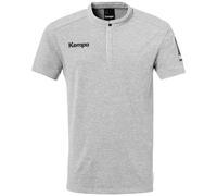 Kempa Status Short Sleeve Polo Gris S Homme