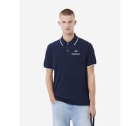 Polo Lacoste Classic Fit poche accent L.12.12 manches courtes bleu marine - L