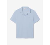 Polo Lacoste Classic Fit Textured manches courtes bleu - S