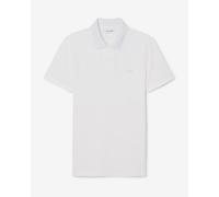 Polo Lacoste coupe slim en jacquard piqué de marque à manches courtes blanc pur - S