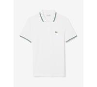 Polo Lacoste Regular Fit Accent Trim L.12.12 manches courtes blanc vert - S