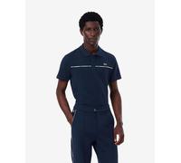 Polo Lacoste Regular Fit Logo Trim L.12.12 manches courtes bleu marine blanc - M