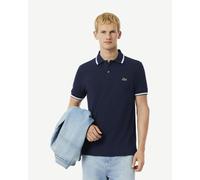 Polo Lacoste Regular Fit Trim Accent L.12.12 manches courtes bleu blanc - XXL