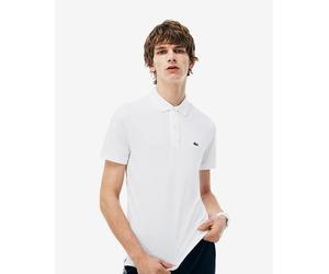 Polo Lacoste Slim Fit manche courte blanc - M