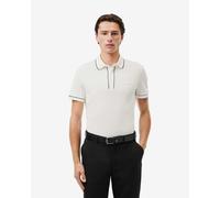 Polo Lacoste Smart Paris manches courtes blanc pur noir - XXL