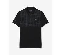 Polo Noir Pour Hommes Lacoste X Novak Djokovic Dh4777-31 L