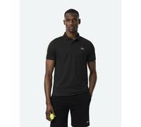 Polo Lacoste Ultra Dry à rayures de marque manches courtes noir - L