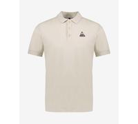 Polo Le Coq Sportif Essentials N.2 manche courte blanc crème - S
