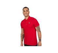 Polo Le Coq Sportif Essentiels - Rouge - Homme - Jersey piqué Perf - Traitement Rucco S
