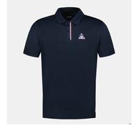 Le Coq Sportif Polo TRI SP SS N°1 Homme – Coton/Polyester L Bleu Sky Captain