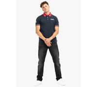 Lonsdale Polo Ellers Grove bleu marine/rouge/blanc XL Hommes