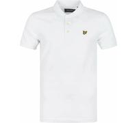 Lyle & Scott – Polo manches courtes Plain – Blanc – Taille S – Homme