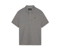 Lyle & Scott – Polo uni homme gris Taille XL