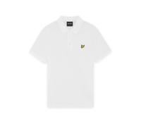 Polo Lyle & Scott Popcorn Jacquard Blanc L