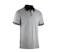 Polo maille pique MC PARKER GRIS CHINÉ - LMA LEBEURRE - 9284 S