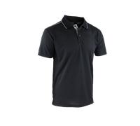 Polo maille piquée manche courte - 9324 - BARKHANE - NOIR - LMA