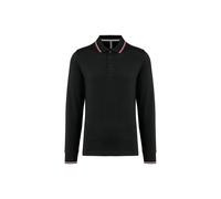 Polo maille piquée manches longues Kariban Noir M