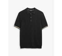 Polo maille texturée Superdry Noir XL