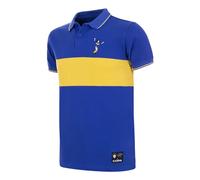 Polo maillot brodé Copa Boca Juniors Maradona Bleu L Unisex