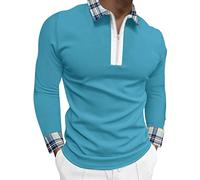 Polo Manche Courte Homme Chemise éPissage Polos Homme Grande Taille Polo Col Mao Respirants Polo Grande Taille Homme Vintage éPissage Longue Polo Coton Femme Polo Bleu Marine