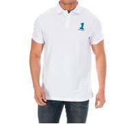 Polo manches courtes avec col à revers HM561791 homme-Blanc XS