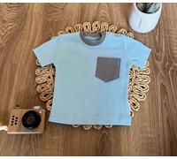 Polo manches courtes, coton, Mamatti, Dino park - bleu, taille 80