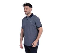 Polo manches courtes en maille fantaisie Camberabero Bleu XL