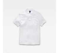 G-Star Polo manches courtes Dunda Slim blanc XL Homme