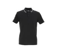 Polo Manches Courtes Guess Es Ss Paul Pique Tape Blk Mc Polo Noir M