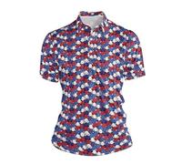 Polo Manches Courtes Homme, Polos Homme Décontractée,Tee Shirt Performant Respirant et Technique pour Tennis Loisirs et Tenue de Travail Décontractée Tshirt T-Shirt Chemise Tops